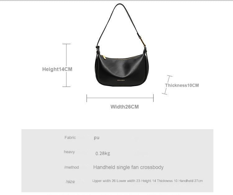 New autumn and winter simple casual dumpling bag high-end shoulder bag