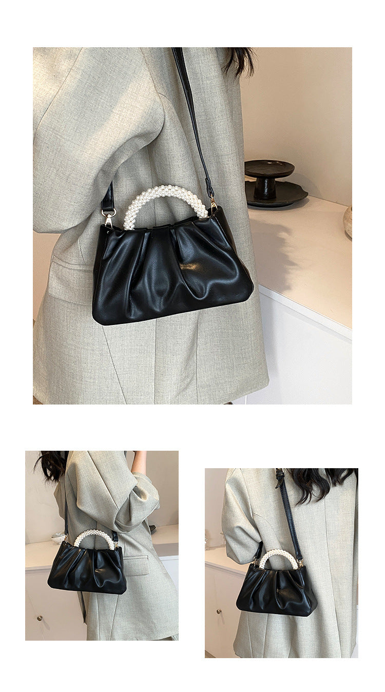 Pearlescent cloud bag Pearl hand-held shoulder crossbody bag