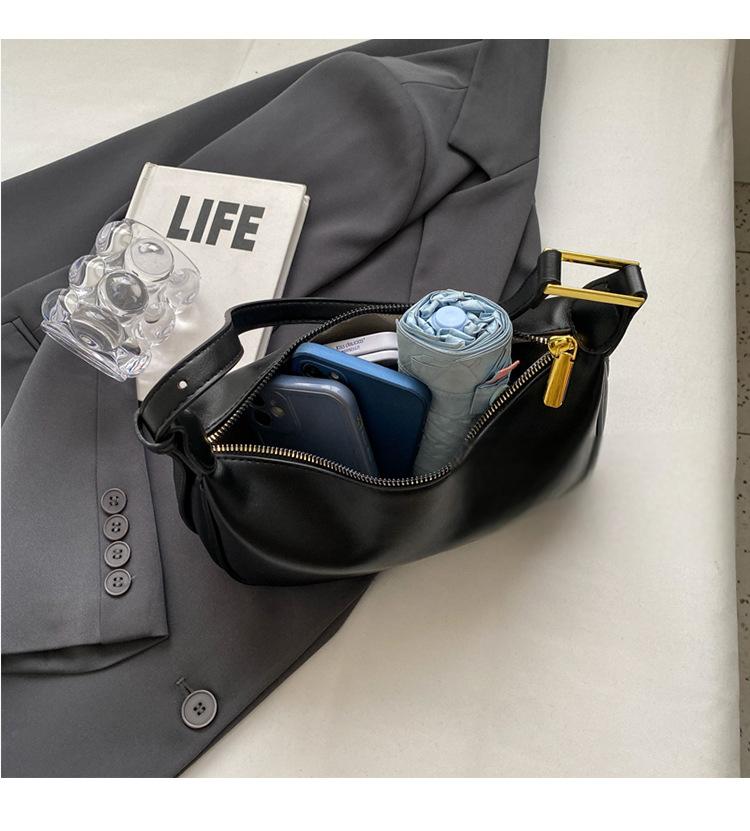 New autumn and winter simple casual dumpling bag high-end shoulder bag