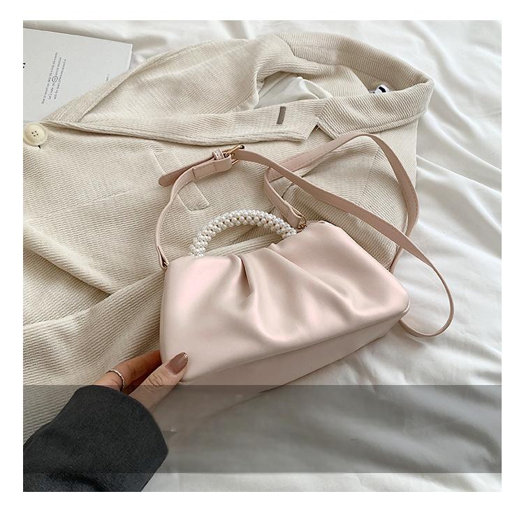 Pearlescent cloud bag Pearl hand-held shoulder crossbody bag