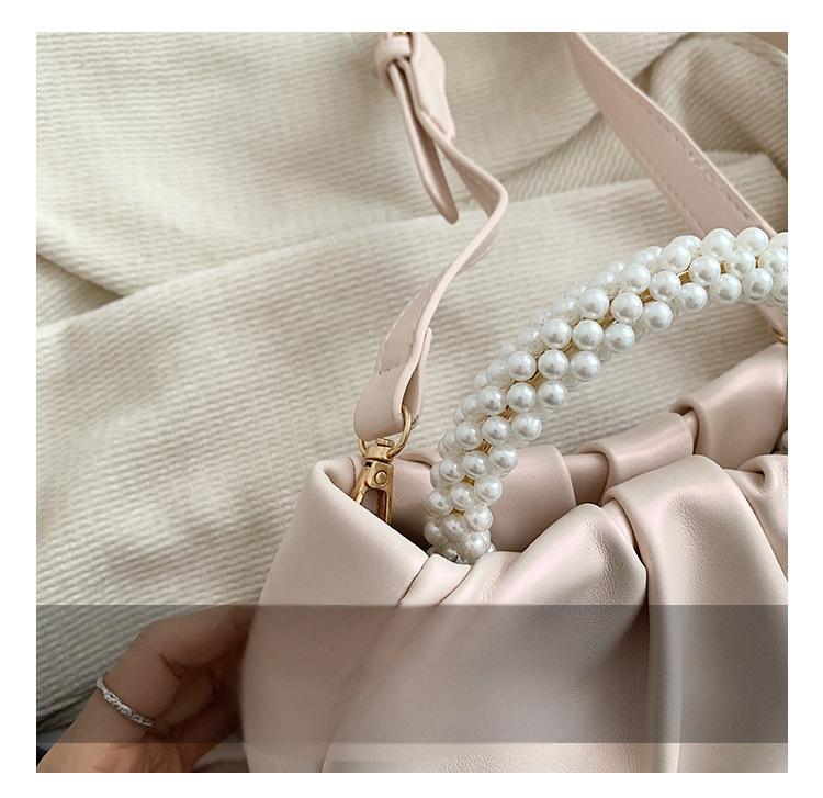 Pearlescent cloud bag Pearl hand-held shoulder crossbody bag