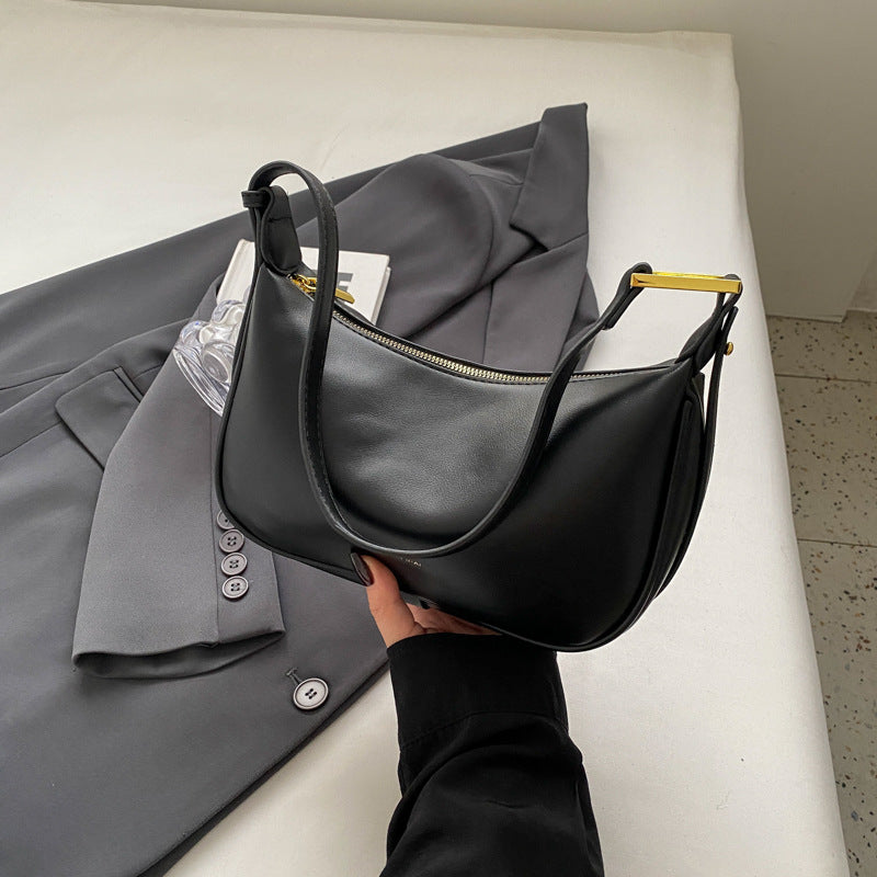 New autumn and winter simple casual dumpling bag high-end shoulder bag