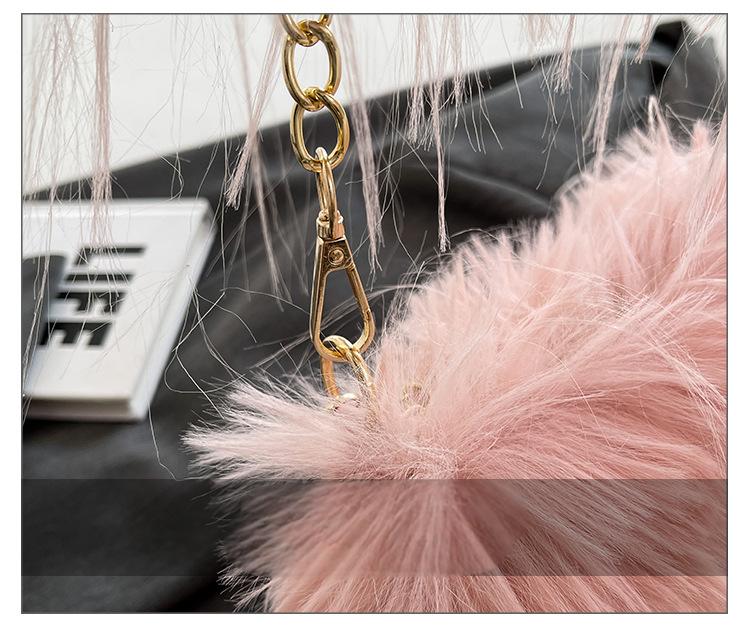 Autumn and winter plush bag underarm chain shoulder bag