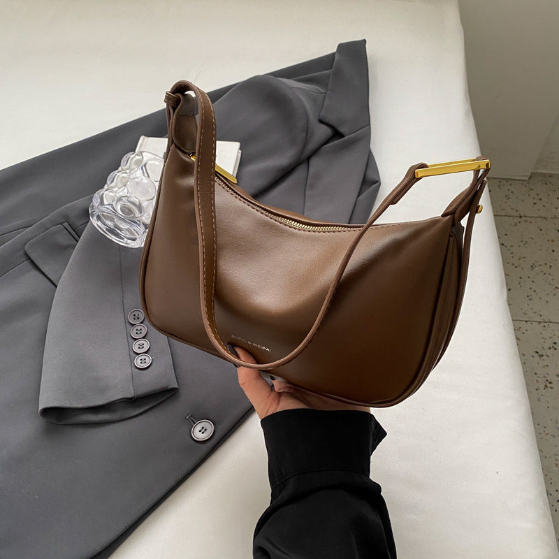 New autumn and winter simple casual dumpling bag high-end shoulder bag