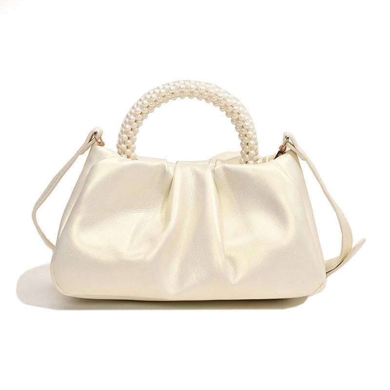 Pearlescent cloud bag Pearl hand-held shoulder crossbody bag